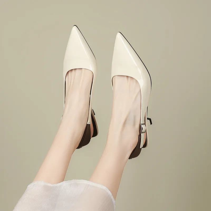 FOXER Slim Heel High Heels Women's-3