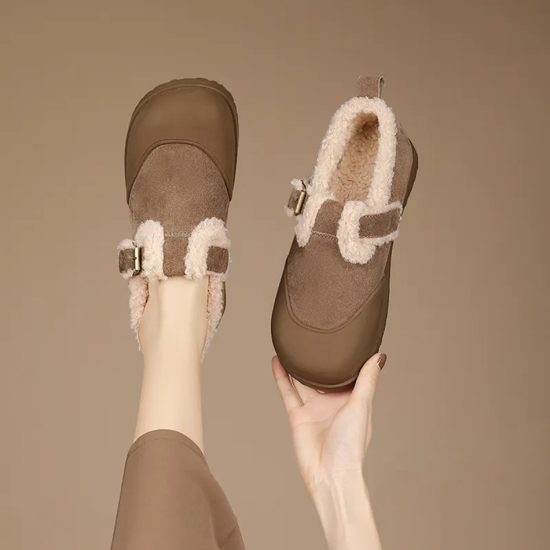 FOXER Birkenstock Insulated Shoes Women's Casual Shoes Women's-3
