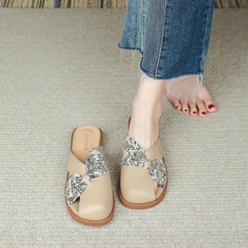 FOXER Closed Toe Slippers Women's-10