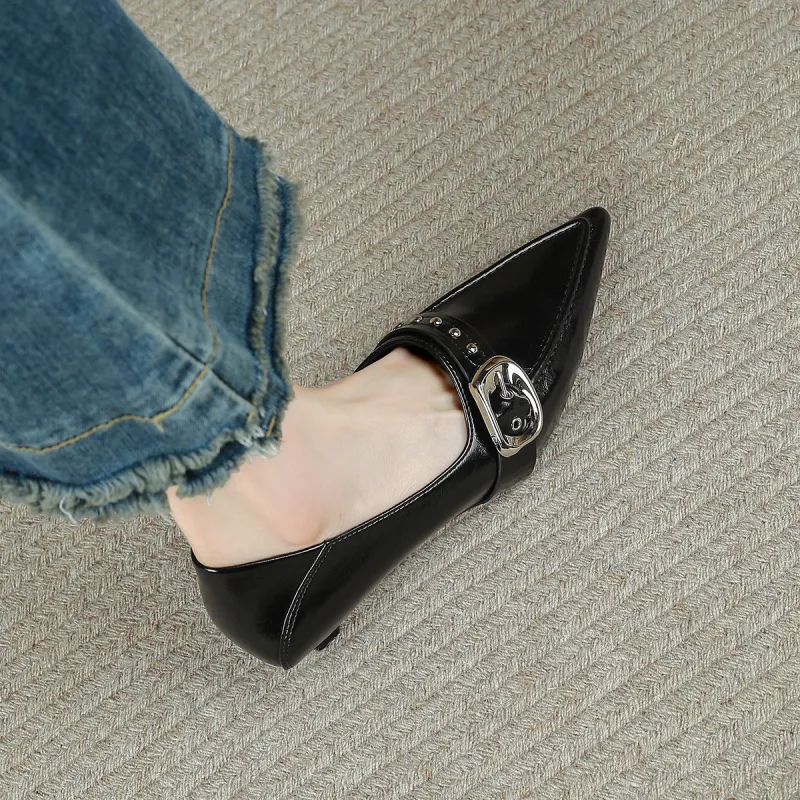 FOXER Slim Heel High Heels Women's-1