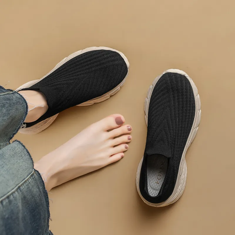FOXER Anti Slip And Wear Resistant Lightweight Low Top Casual Shoes Women's-7