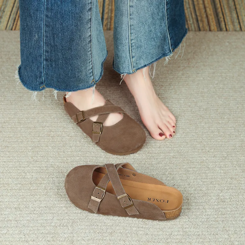 FOXER Abrasion Resistant Closed Toe Slippers Women's-7