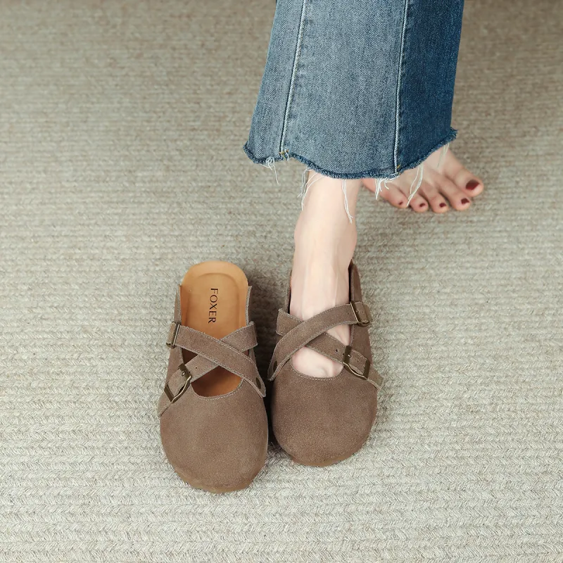 FOXER Abrasion Resistant Closed Toe Slippers Women's-8
