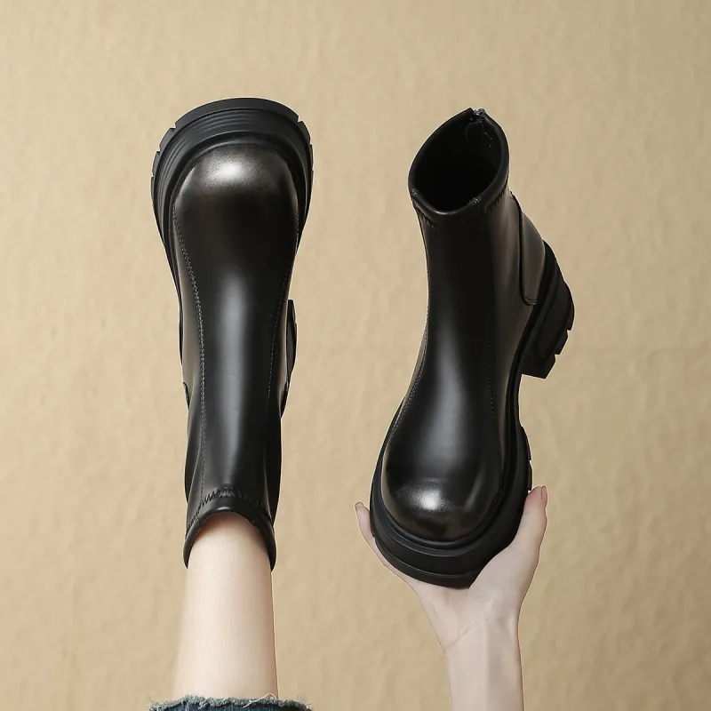 FOXER Ankle Boots Women's Black-5