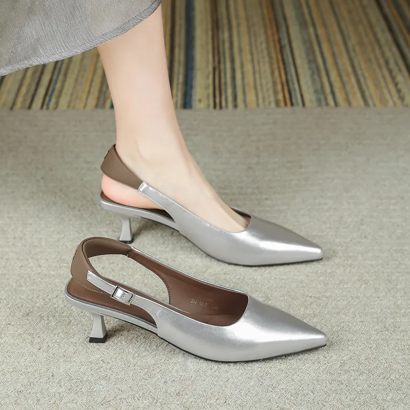 FOXER Slim Heel High Heels Women's-9