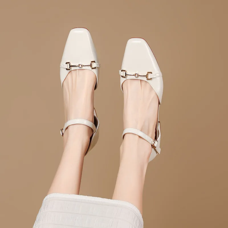 FOXER Block Heel High Heels Women's-7