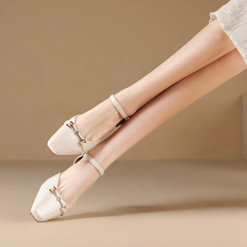 FOXER Block Heel High Heels Women's-5