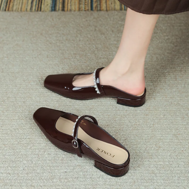 FOXER Abrasion Resistant Closed Toe Slippers Women's-6