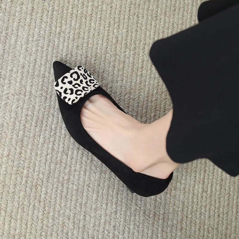 FOXER Chunky Heel High Heels Women's-3