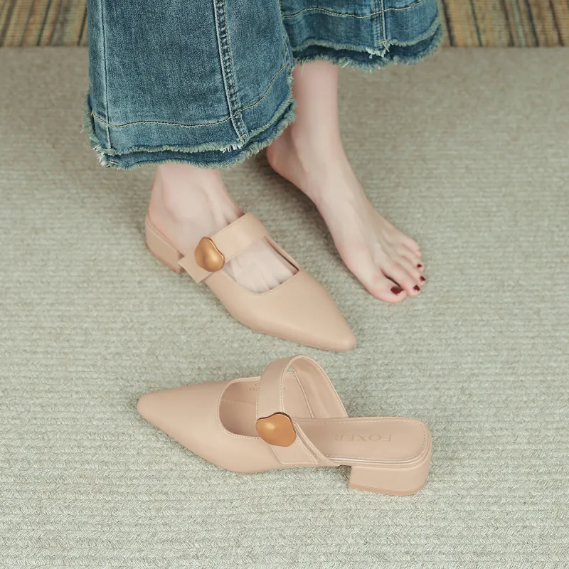 FOXER Slip Resistant Abrasion Resistant Closed Toe Slippers Women's-12