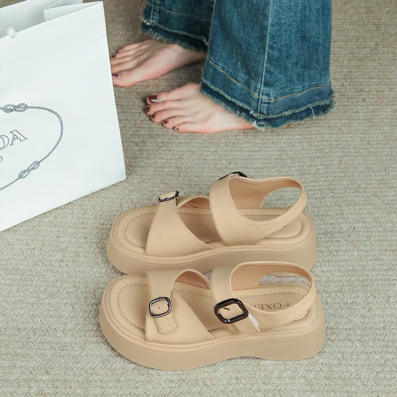 FOXER One Strap Sandals Women's-10
