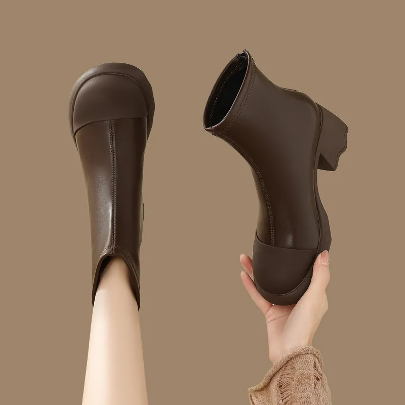 FOXER Ankle Boots Women's Brown-8