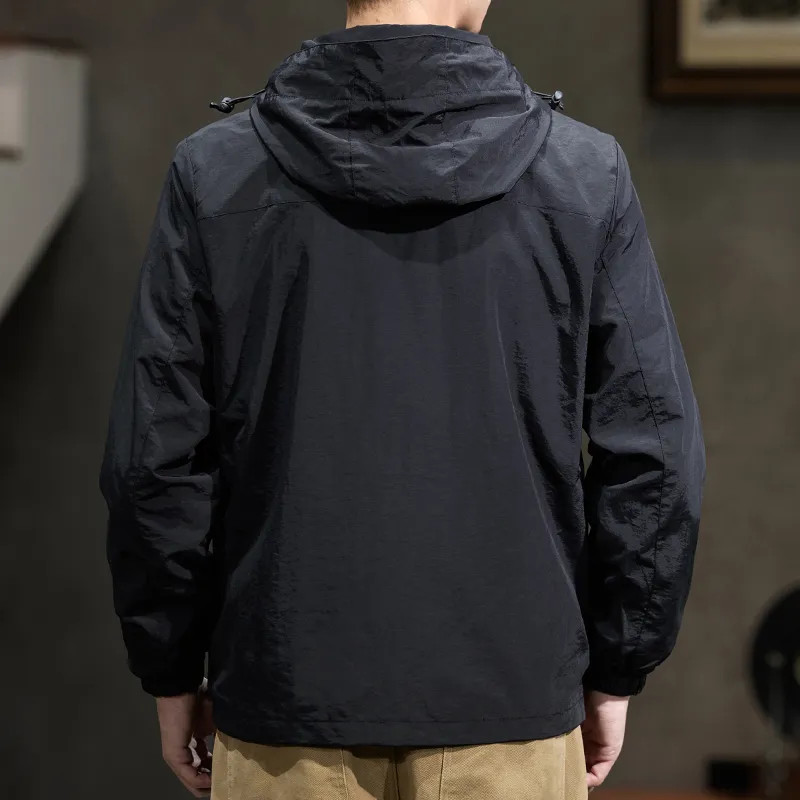【dme】 Water Resistant Windproof Quick Drying Cold Resistant Windbreaker Jacket Unisex-5