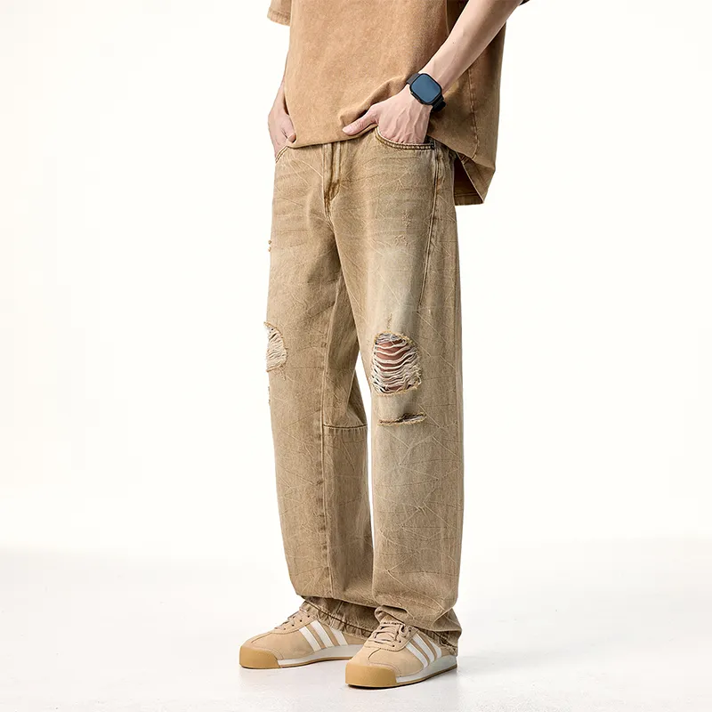 Dme Jeans Unisex Moth Yellow-3