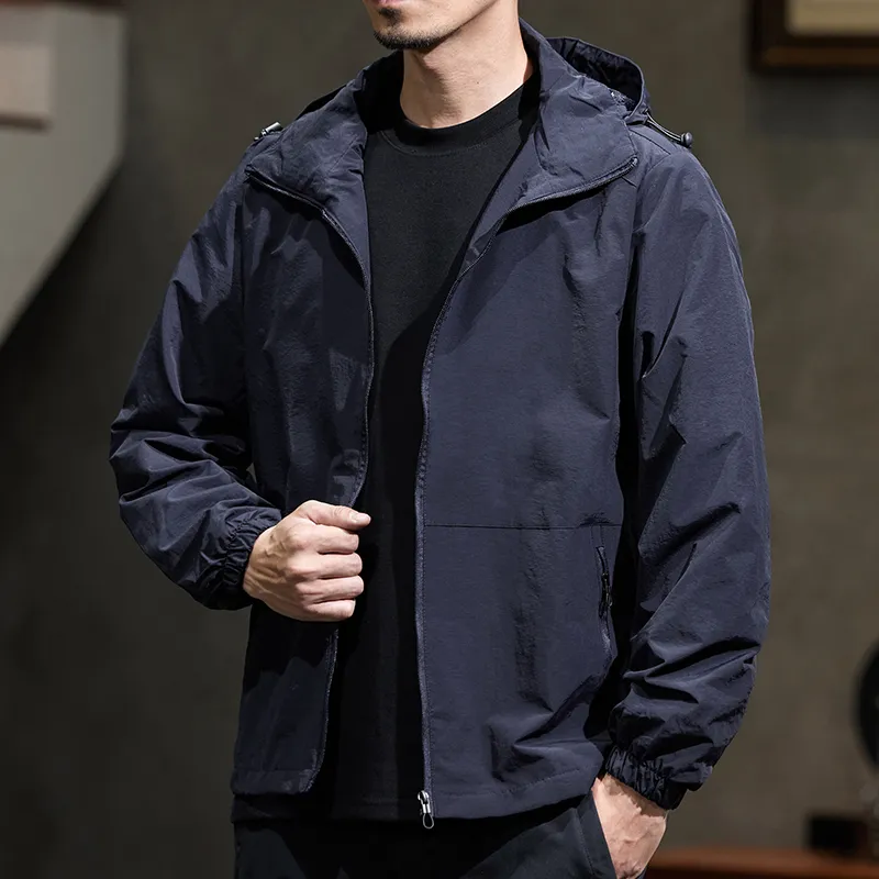 【dme】 Water Resistant Windproof Quick Drying Cold Resistant Windbreaker Jacket Unisex-15