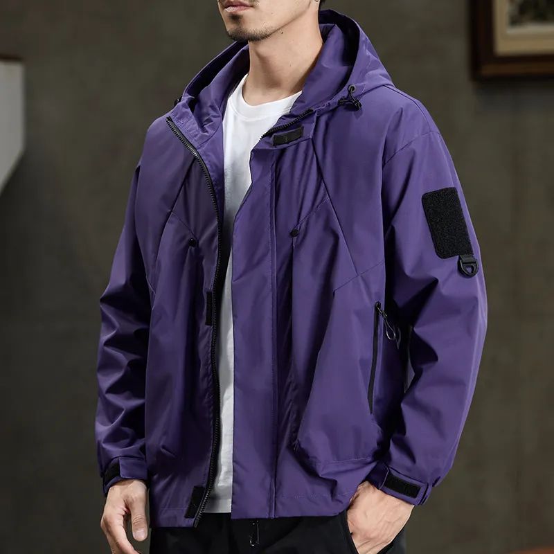 【dme】 Water Resistant Windproof Quick Drying Cold Resistant Windbreaker Jacket Unisex-25