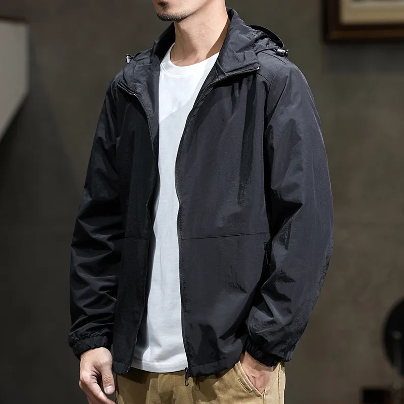 【dme】 Water Resistant Windproof Quick Drying Cold Resistant Windbreaker Jacket Unisex-4