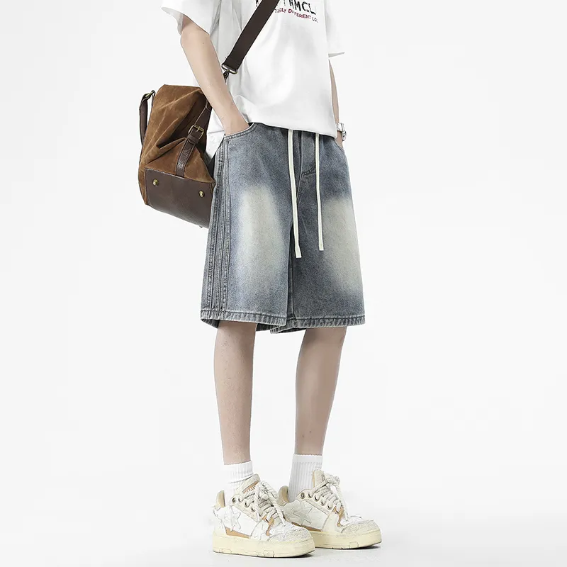Dme Denim Shorts Unisex-5