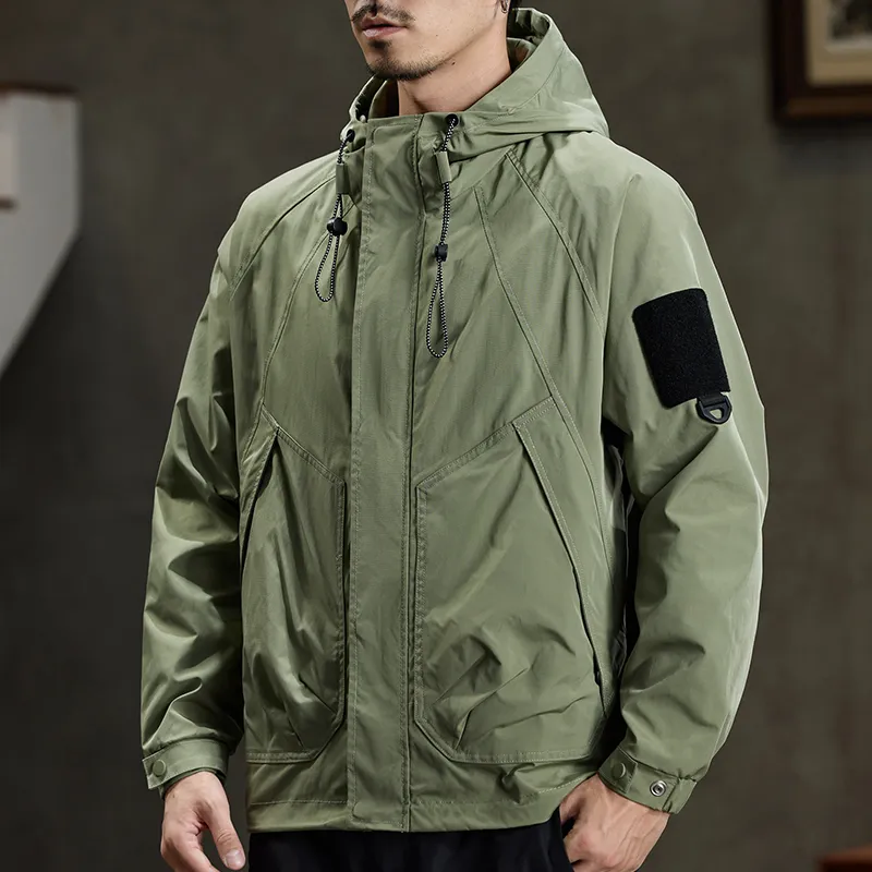 【dme】 Water Resistant Windproof Quick Drying Cold Resistant Windbreaker Jacket Unisex-7