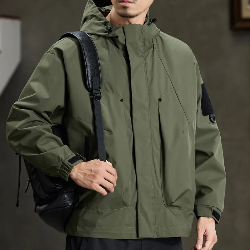【dme】 Water Resistant Windproof Quick Drying Cold Resistant Windbreaker Jacket Unisex-8