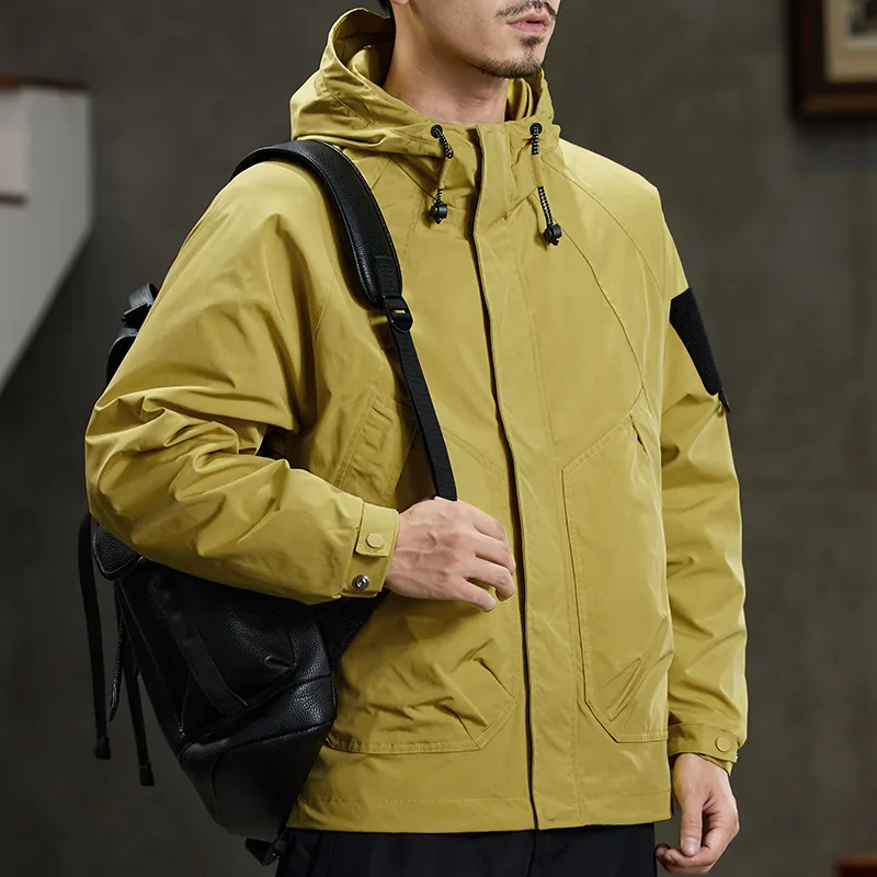 【dme】 Water Resistant Windproof Quick Drying Cold Resistant Windbreaker Jacket Unisex-16