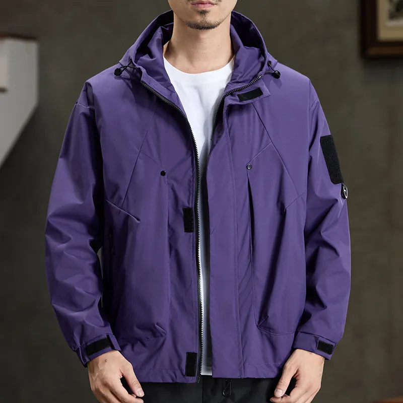 【dme】 Water Resistant Windproof Quick Drying Cold Resistant Windbreaker Jacket Unisex-23