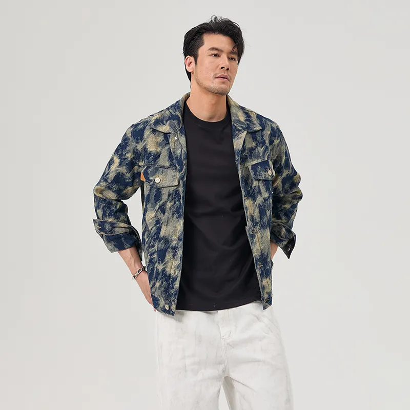 【dme】 Denim Jacket Unisex Royal Blue-3