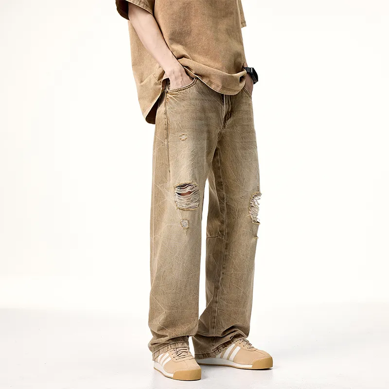 Dme Jeans Unisex Moth Yellow-4