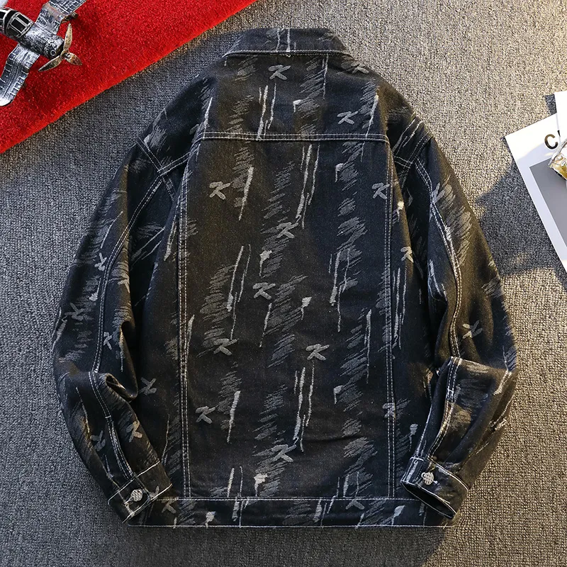 【dme】 Denim Jacket Unisex Black-1