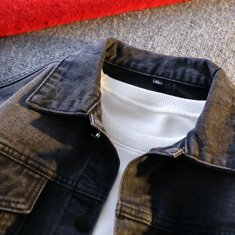 【dme】 Denim Jacket Unisex Black-3