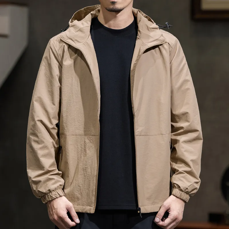 【dme】 Water Resistant Windproof Quick Drying Cold Resistant Windbreaker Jacket Unisex-8