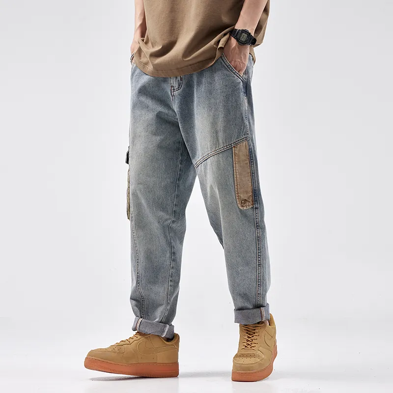 【dme】 Jeans Unisex Vintage Blue-2