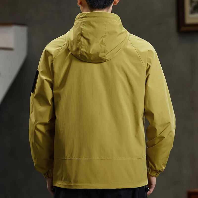 【dme】 Water Resistant Windproof Quick Drying Cold Resistant Windbreaker Jacket Unisex-18