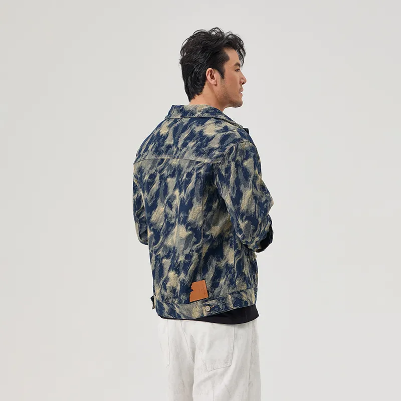 【dme】 Denim Jacket Unisex Royal Blue-4