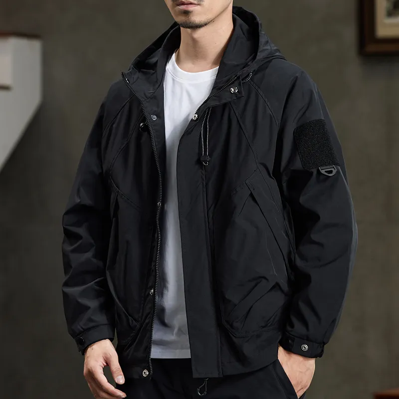 【dme】 Water Resistant Windproof Quick Drying Cold Resistant Windbreaker Jacket Unisex-3