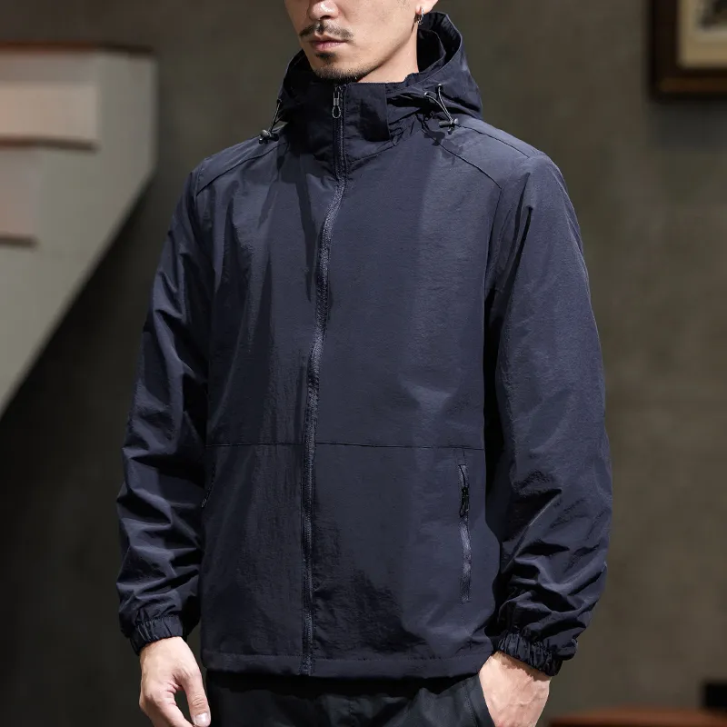 【dme】 Water Resistant Windproof Quick Drying Cold Resistant Windbreaker Jacket Unisex-16