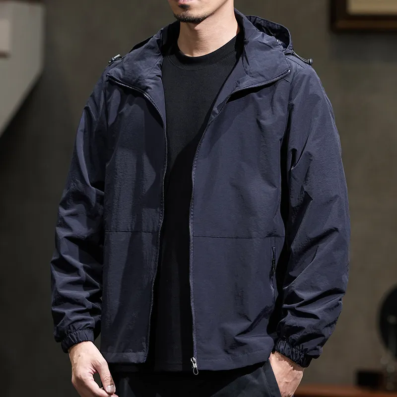 【dme】 Water Resistant Windproof Quick Drying Cold Resistant Windbreaker Jacket Unisex-18
