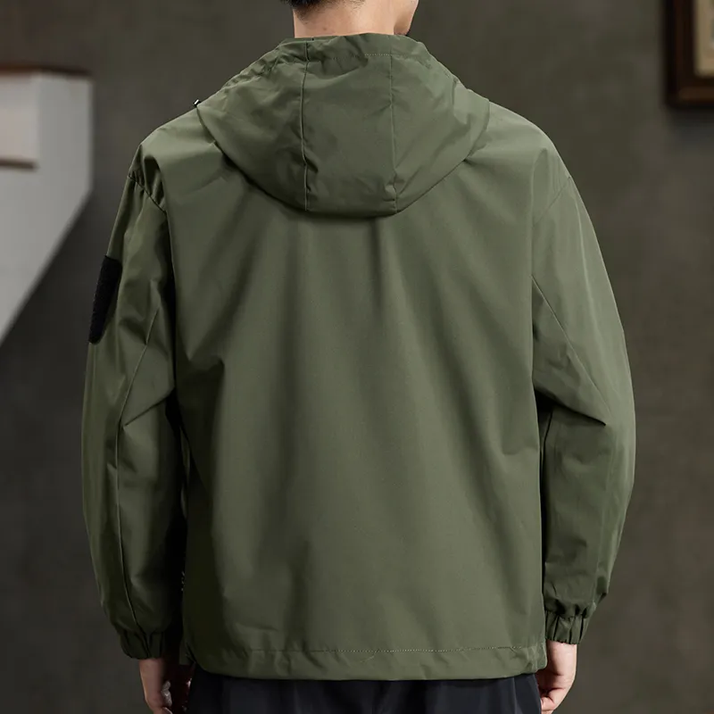 【dme】 Water Resistant Windproof Quick Drying Cold Resistant Windbreaker Jacket Unisex-12