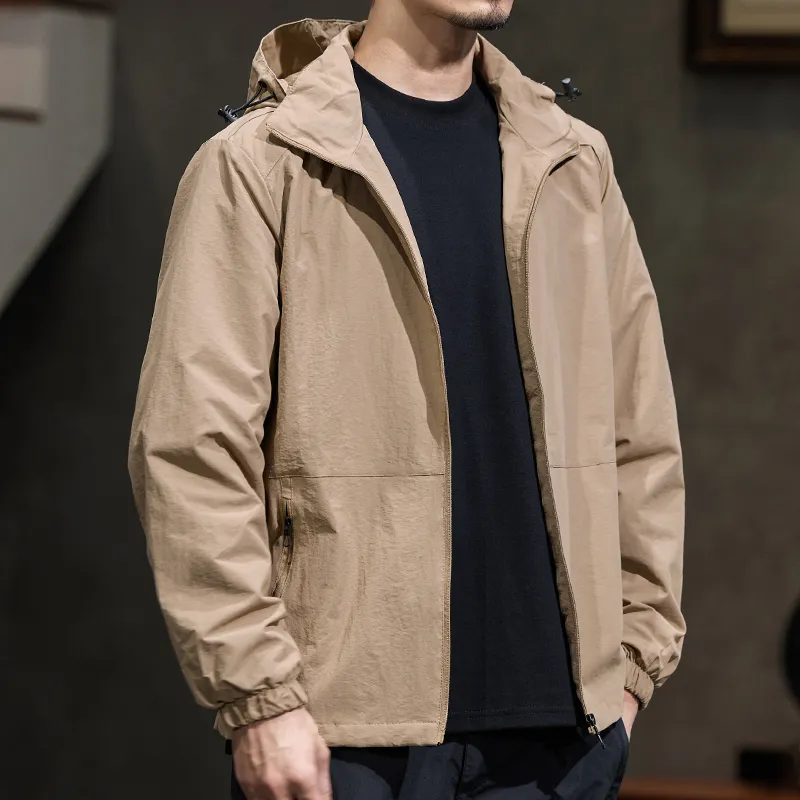 【dme】 Water Resistant Windproof Quick Drying Cold Resistant Windbreaker Jacket Unisex-12