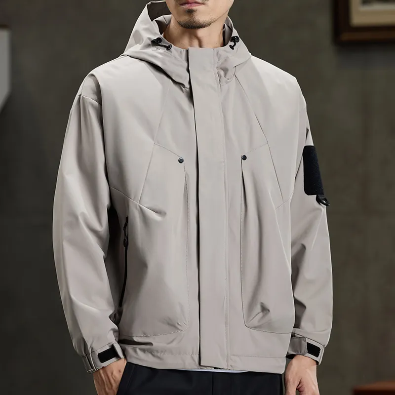 【dme】 Water Resistant Windproof Quick Drying Cold Resistant Windbreaker Jacket Unisex-18