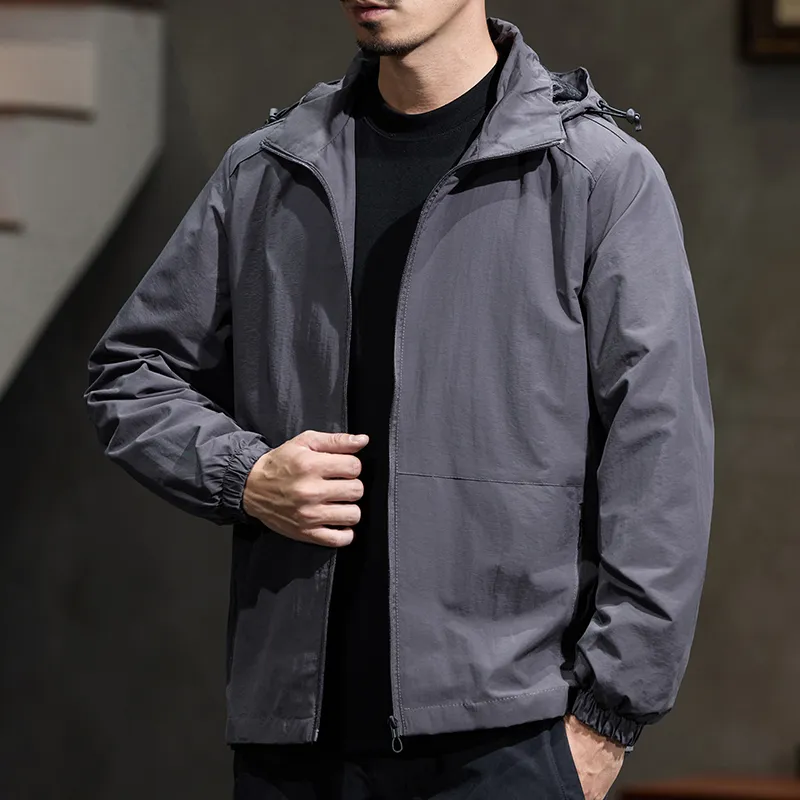 【dme】 Water Resistant Windproof Quick Drying Cold Resistant Windbreaker Jacket Unisex-32