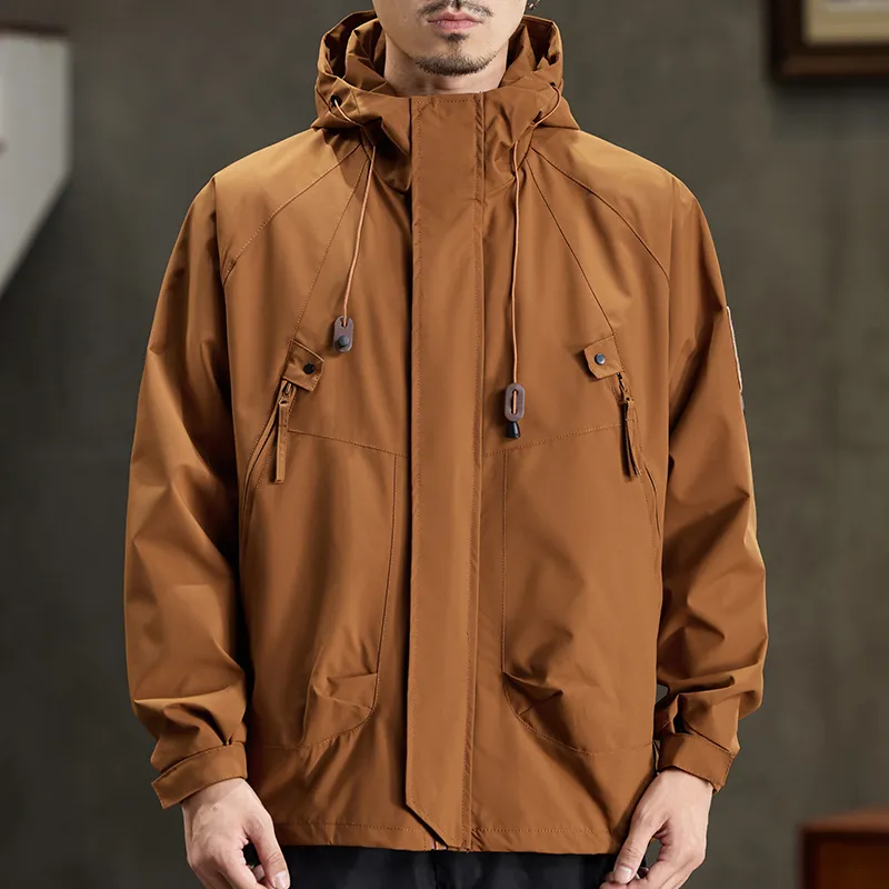 【dme】 Water Resistant Windproof Quick Drying Insulated For Cold Weather Windbreaker Jacket Unisex-8