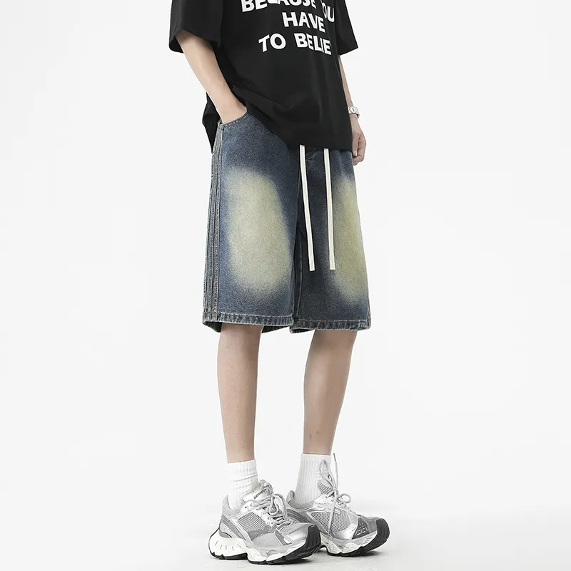 Dme Denim Shorts Unisex-11
