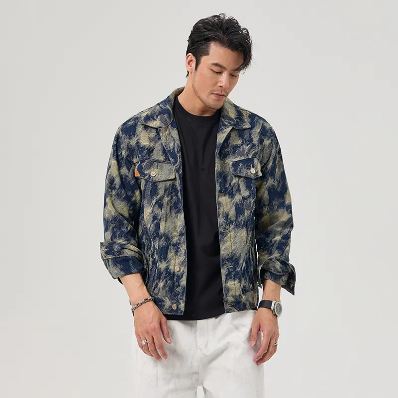 【dme】 Denim Jacket Unisex Royal Blue-2