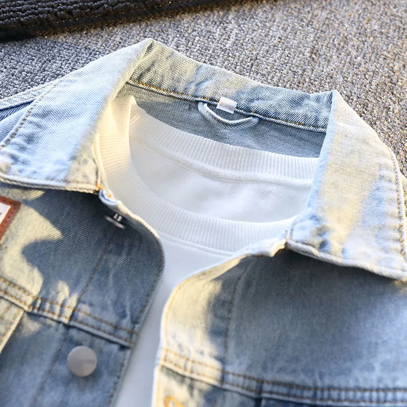 【dme】 Denim Jacket Unisex Light Blue-3