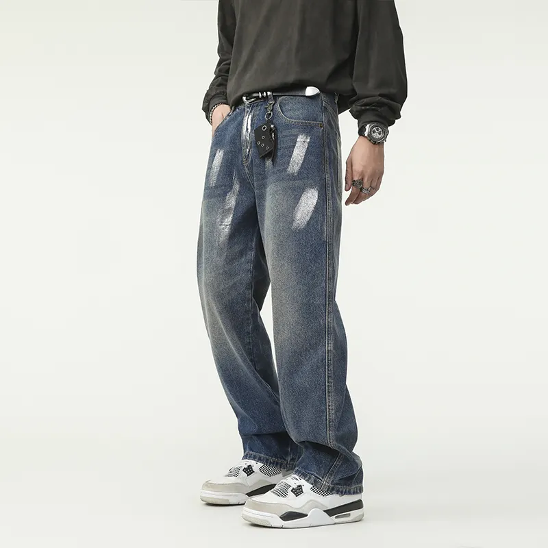 【dme】 Jeans Men's Nostalgic Blue-4
