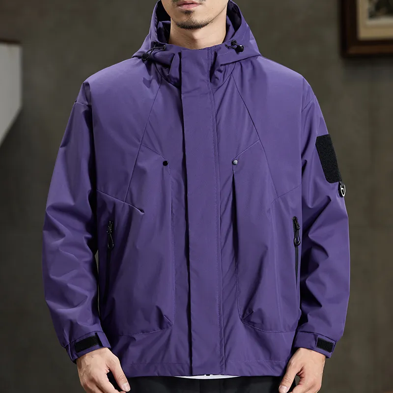 【dme】 Water Resistant Windproof Quick Drying Cold Resistant Windbreaker Jacket Unisex-22