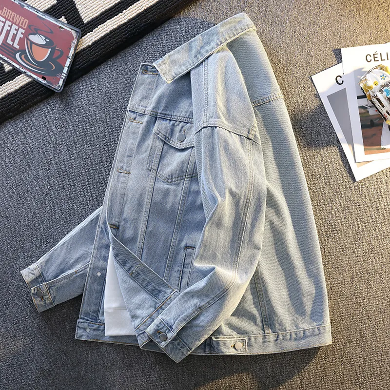 【dme】 Denim Jacket Unisex Light Blue-2