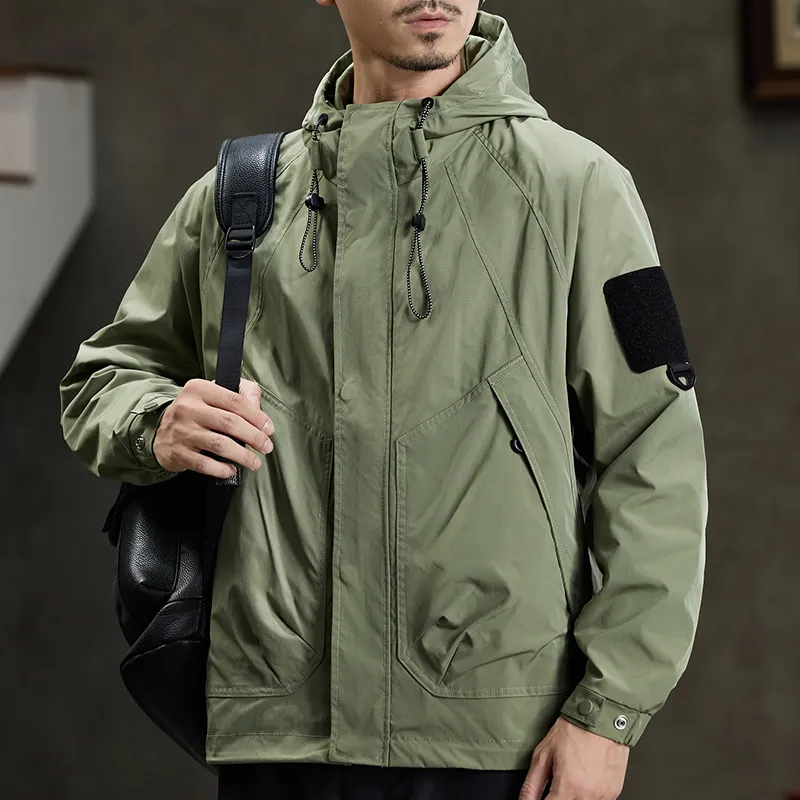 【dme】 Water Resistant Windproof Quick Drying Cold Resistant Windbreaker Jacket Unisex-9