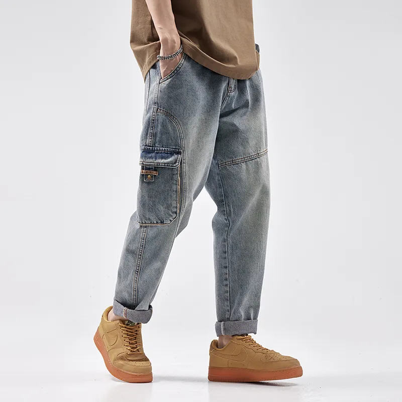 【dme】 Jeans Unisex Vintage Blue-3
